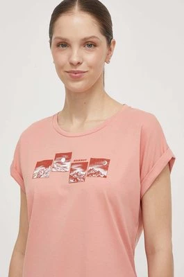 Mammut t-shirt sportowy Mountain kolor różowy