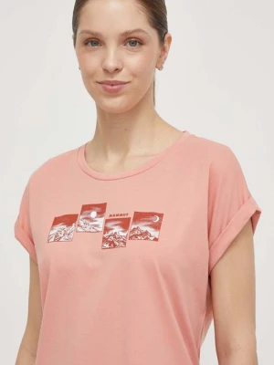 Mammut t-shirt sportowy Mountain kolor różowy