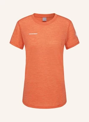 Mammut T-Shirt Tree Wool Z Wełną Merino orange