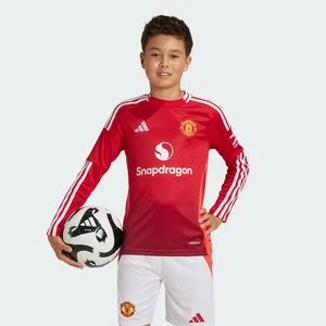 Manchester United 24/25 Long Sleeve Home Jersey Kids Adidas