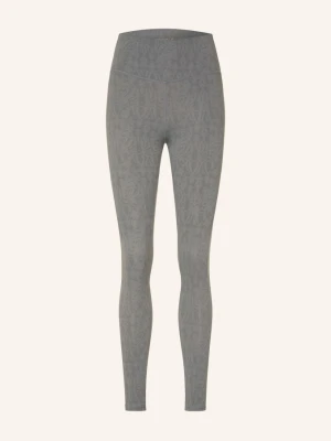 Mandala Legginsy Mono Printed grau szary