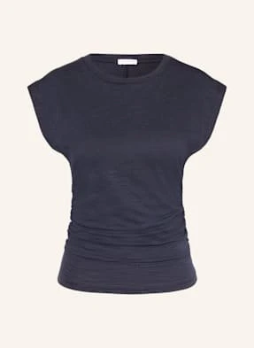 Mandala T-Shirt Side Ruffled blau