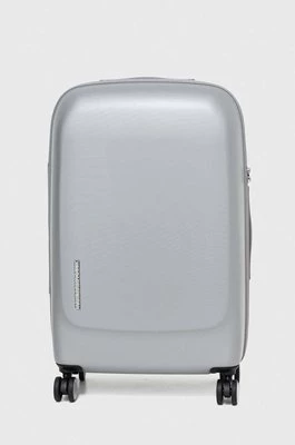 Mandarina Duck walizka D-DROP 2.0 kolor srebrny P10KVV02