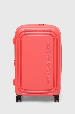 Mandarina Duck walizka LOGODUCK + kolor różowy P10SZV32