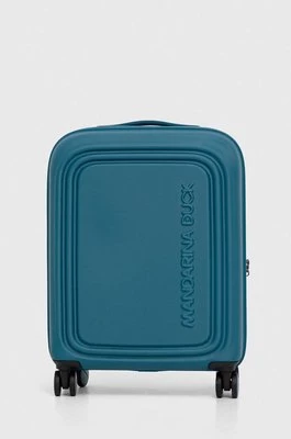 Mandarina Duck walizka LOGODUCK + kolor turkusowy P10SZV54
