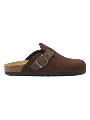 Mandel Skórzane chodaki "Noe" w kolorze brązowym rozmiar: 44