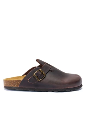 Mandel Skórzane chodaki w kolorze brązowym rozmiar: 43