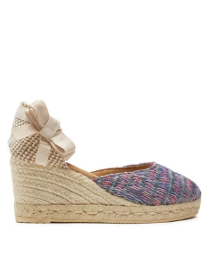 Manebi Espadryle Acapulco Low Wedge Espadrilles G 0.6 WL Fioletowy