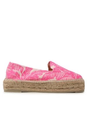 Manebi Espadryle Cotton Jaquard Double Sole Espadrilles G 4.7 D0 Różowy