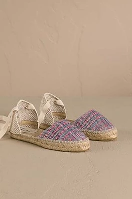 Manebi espadryle Flat Valenciana Espadrilles kolor różowy G 0.6 P0