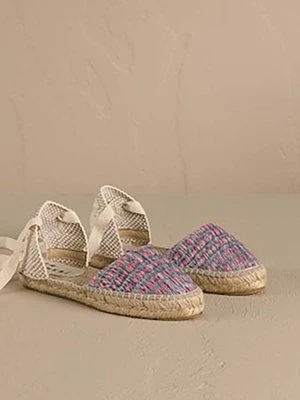 Manebi espadryle Flat Valenciana Espadrilles kolor różowy G 0.6 P0