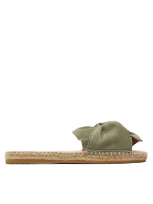 Manebi Espadryle Hamptons Sandals With Knot W 0.1 JK Zielony