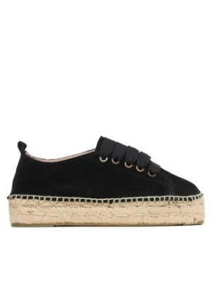 Manebi Espadryle Lace-Up Espadrilles K 1.0 E0 Czarny