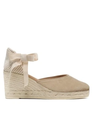 Manebi Espadryle Low Wedge Espadrilles M 1.1 WL Beżowy