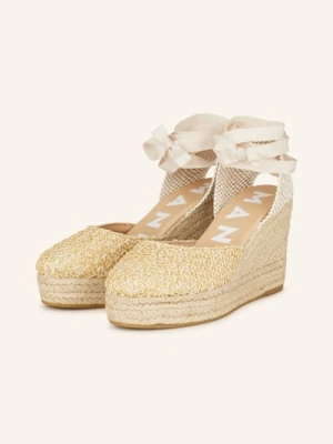 Manebí Sandały Na Platformie Yucatán beige MANEBÍ