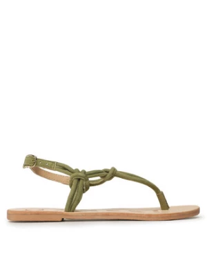 Manebi Sandały Suede Leather Sandals V 2.0 Y0 Khaki