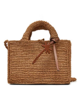 Manebi Torebka Handcrafted Raffia Sunset Bag Mini V 2.2 CO Beżowy