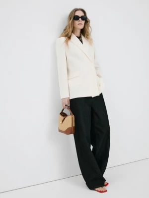 Dżinsy balloon z wysokim stanem czarny - Kobieta - - MANGO