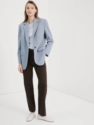 MANGO - Dżinsy Matilda o prostym kroju ze średnim stanem czekoladowy - - Kobieta