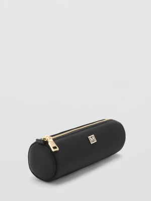 Etui z nylonu na zamek czarny - Kobieta - Rozmiar uniwersalny - MANGO