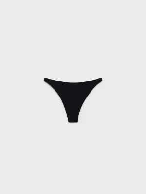 MANGO - Figi bikini z prążkowanej tkaniny czerwony - - Kobieta