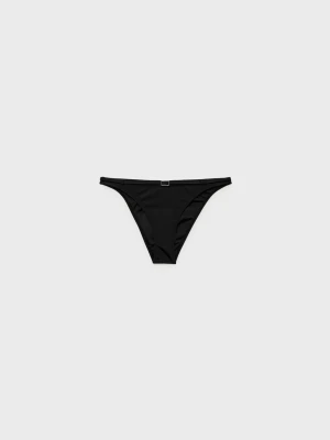 MANGO - Figi od bikini ze sprzączką czarny - - Kobieta