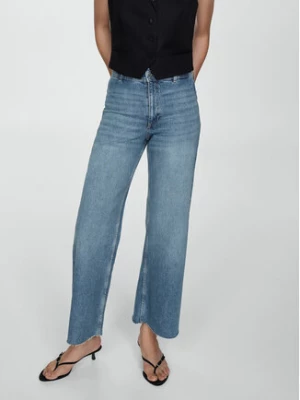 Mango Jeansy Catherin 77090600 Niebieski Relaxed Fit