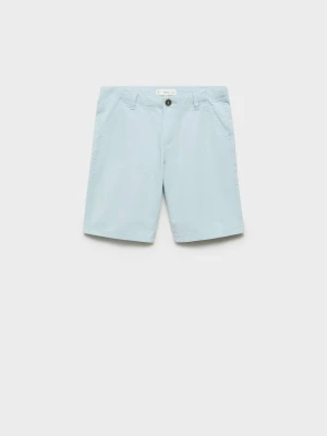 MANGO KIDS - Bermudy w stylu chino błękitny - - Dzieci