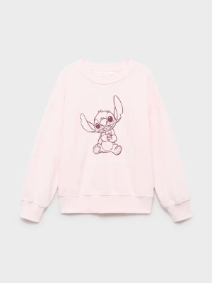 MANGO KIDS - Bluza Lilo i Stitch różowy - lata - Dzieci