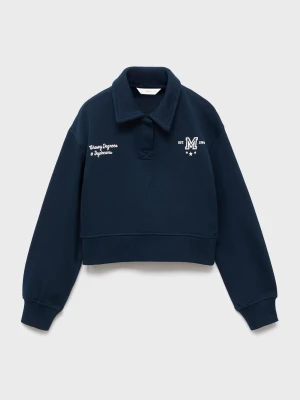 MANGO KIDS - Bluza z kołnierzykiem polo ciemnogranatowy - lata - Dzieci