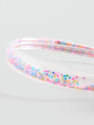 MANGO KIDS - Diadem z gwiazdami różowy - Rozmiar uniwersalny - Dzieci