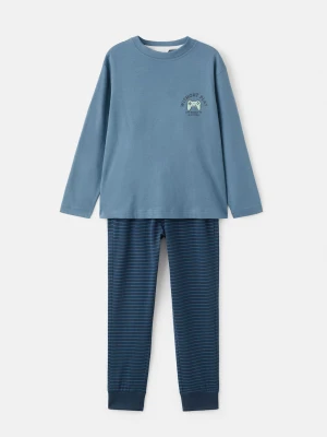 MANGO KIDS - Długa piżama ze wzorem ciemnoniebieski - lata - Dzieci