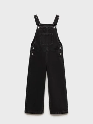 MANGO KIDS - Długi kombinezon dżinsowy black denim - - Dzieci