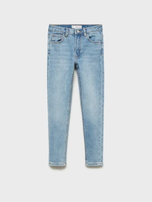 MANGO KIDS - Dżinsy skinny średni niebieski - - Dzieci