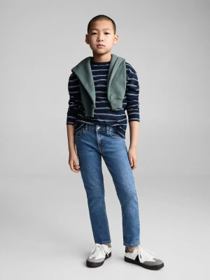 MANGO KIDS - Dżinsy slim fit średni niebieski - - Dzieci