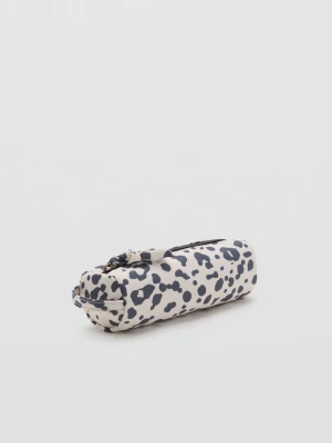 MANGO KIDS - Piórnik ze zwierzęcym wzorem piaskowy - Rozmiar uniwersalny - Dzieci