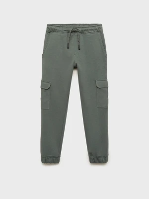 MANGO KIDS - Joggersy cargo zielony - lata - Dzieci