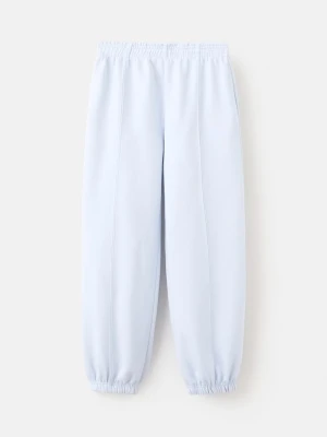 Joggery bawełniane z elastycznym pasem błękitny - Dzieci - - MANGO KIDS