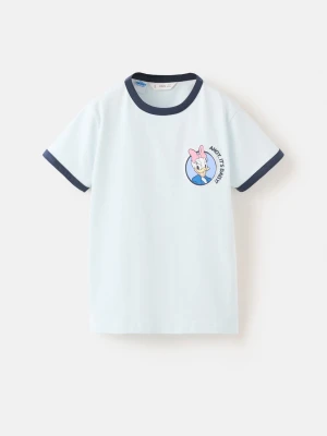 Koszulka z nadrukiem Daisy i Donalda błękitny - Dzieci - lata - MANGO KIDS