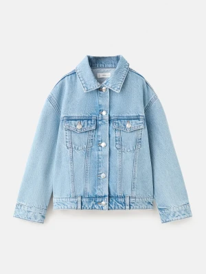 MANGO KIDS - Kurtka dżinsowa średni niebieski - - Dzieci