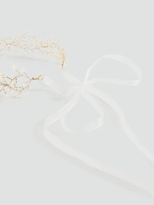 MANGO KIDS - Opaska z kryształkami złoty - Rozmiar uniwersalny - Dzieci