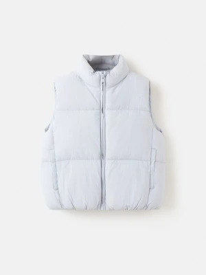 MANGO KIDS - Pikowana kamizelka błękitny - lata - Dzieci