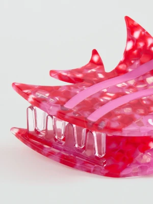 MANGO KIDS - Spinka do włosów z rybą czerwony - Rozmiar uniwersalny - Dzieci