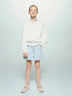 Spódnica dżinsowa z guzikami jasnoniebieski - Dzieci - lata - MANGO KIDS