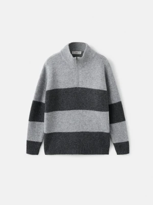 MANGO KIDS - SWETER średni szary - lata - Dzieci