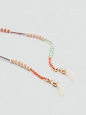 MANGO KIDS - Sznurek do okularów brązowy - Rozmiar uniwersalny - Dzieci