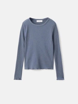 MANGO KIDS - T-SHIRT niebieski indygo  - lata - Dzieci