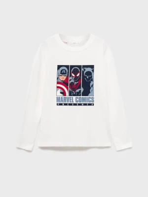 MANGO KIDS - Koszulka Marvel złamana biel - lata - Dzieci