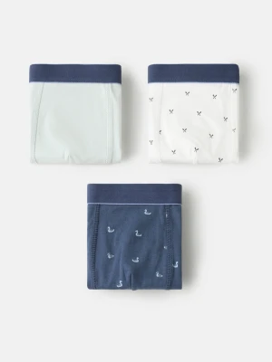 MANGO KIDS - Zestaw 3 par bokserek z bawełny bladozielony - lata - Dzieci