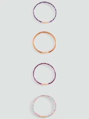 MANGO KIDS - Zestaw 4 bransoletek różowy - Rozmiar uniwersalny - Dzieci